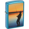 Zippo 24534 Fisherman — зажигалка с рисунком вечерней рыбалки